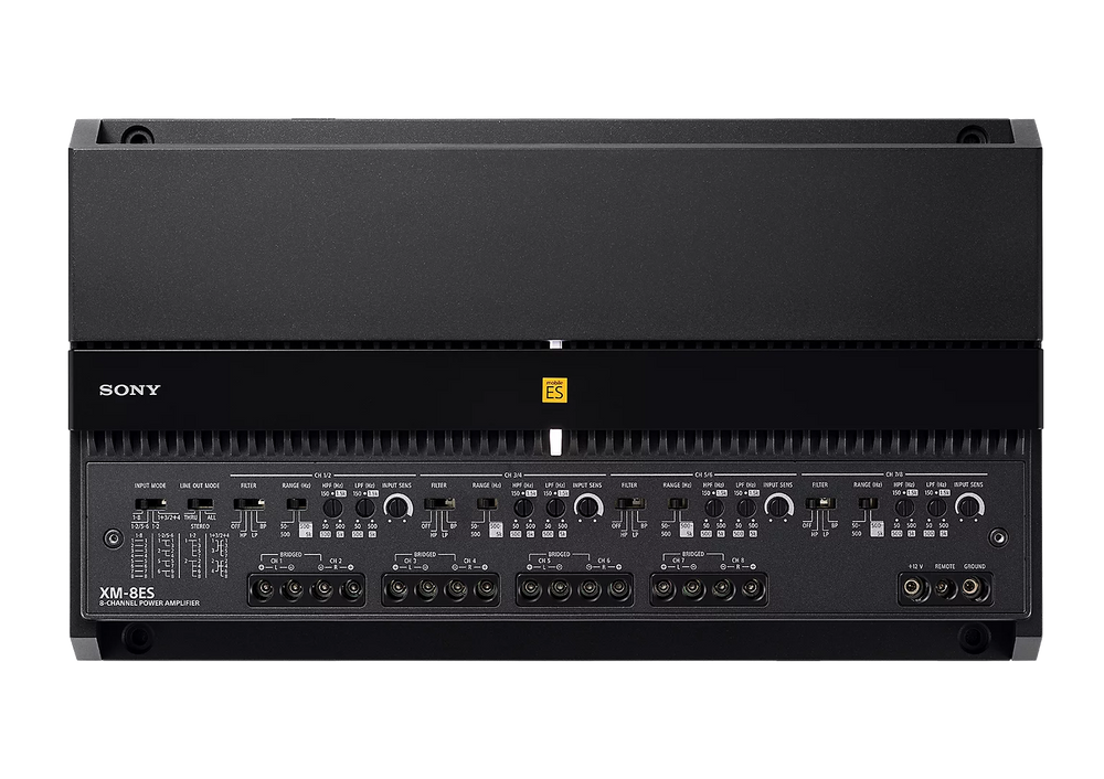 8-Channel Car Audio Amplifier