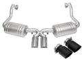 Exhaust System with Slash Cut Single Wall Tips