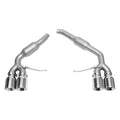 SOUL 14+ Porsche Macan 3.0 / 3.6T Resonated Muffler Bypass Exhaust - 4in Strght Cut Pol. Chrome Tips