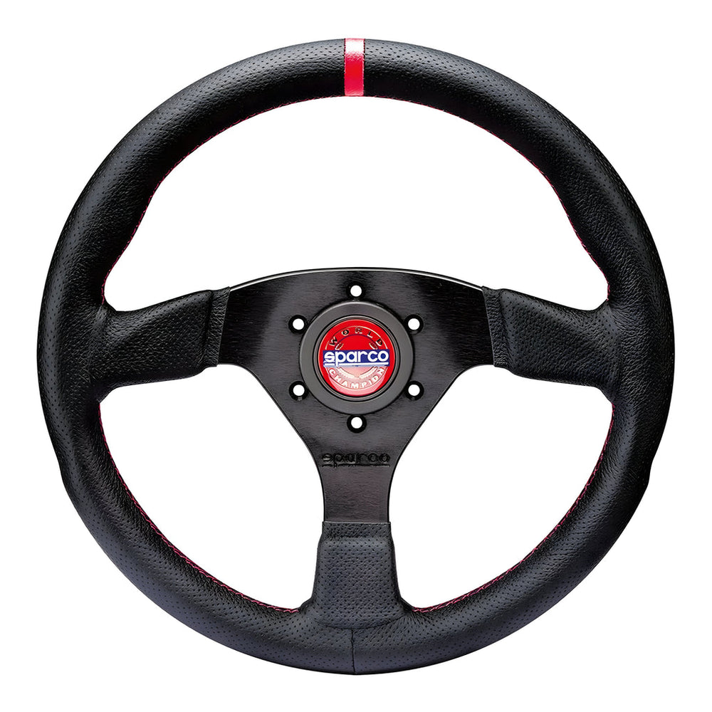 R383 Champion 330mm Perforated Leather Steering Wheel