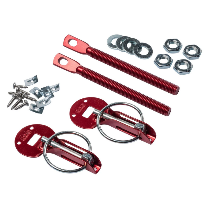 Hood Pins with Locking Mechanism