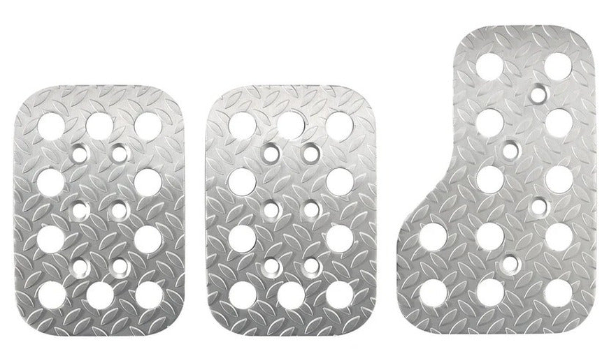 Race Silver Pedal Set