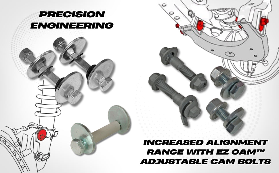 Rear Camber and Toe Cam Bolt Set