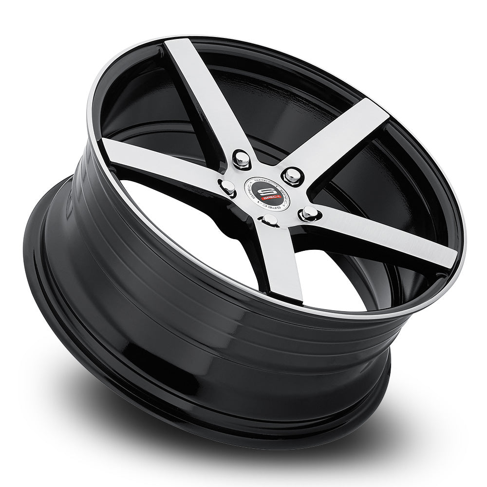 SP-36 18x8 38mm Offset 5x114.3mm Matte Black Aluminum Wheel