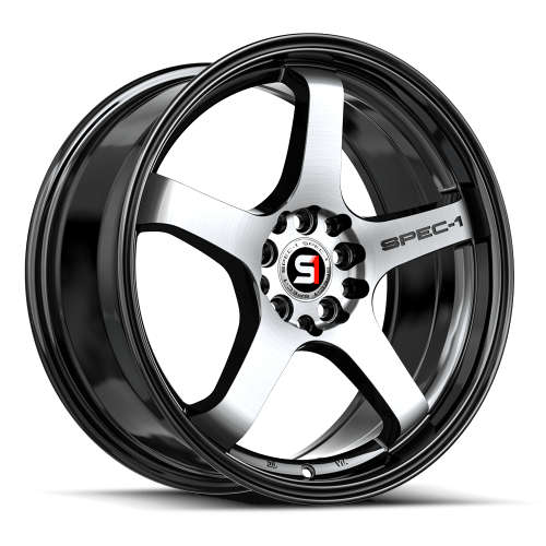 SPT-31 17x7.5 +42mm 4x100/4x114.3 Gloss Black & Machined