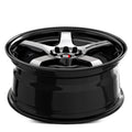 SPT-31 17x7.5 +42mm 4x100/4x114.3 Gloss Black & Machined