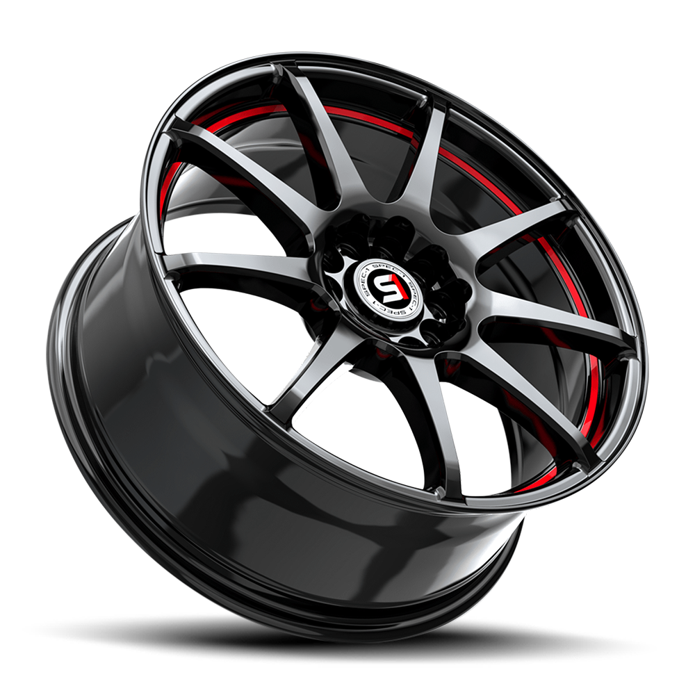 SP-67 17x7 Gloss Black Machined 5x100/5x114.3 Wheel