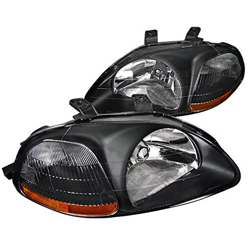 Black Crystal Headlight Set