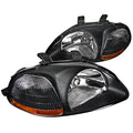 Black Crystal Headlight Set