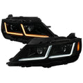 Glossy Black Projector Headlights w/ Smoked Lens