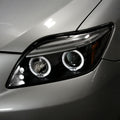 Dual Halo Projector Headlights, Matte Black