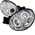 Projector Headlights with Dual LED Halo Rings