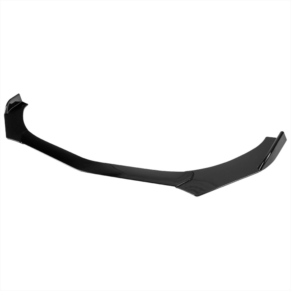 3-Piece Glossy Black Front Bumper Lip