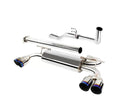 Cat-Back Exhaust System [Quad Rear Exit, Burnt Tip, 2.50" Main Tube]
