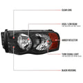 Crystal Black Headlights
