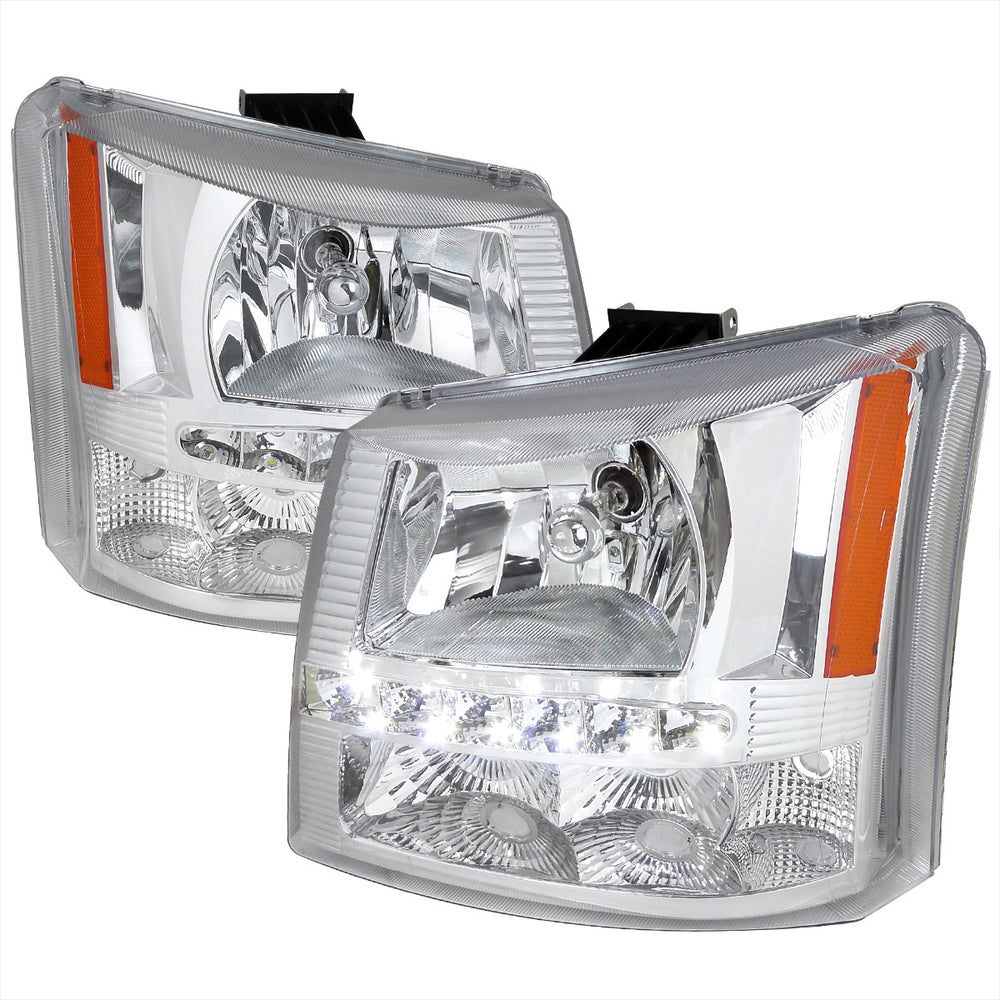 Matte Black Headlights with Clear Lenses