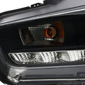 R8 Style Black Housing Projector Headlight