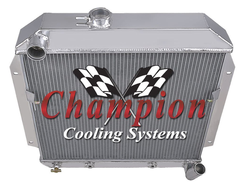 3-Row All-Aluminum Radiator with Internal Transmission Oil