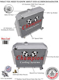 3-Row All-Aluminum Radiator with Internal Transmission Oil