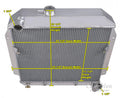 3-Row All-Aluminum Radiator with Internal Transmission Oil