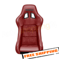 Sparco Seat QRT Performance Leather/Alcantara Red (Must Use Side Mount 600QRT)