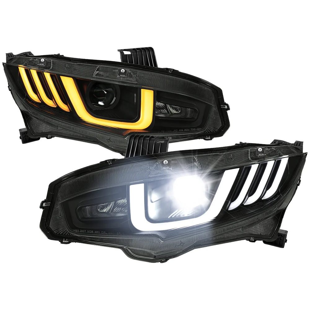 LED Headlights Sequential Turn Signals