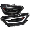 LED Headlights with Dynamic Light Bar