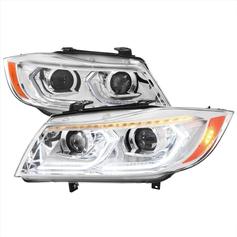 Projector Headlights with Dynamic LED Strip