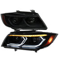 Projector Headlights with Dynamic LED Strip