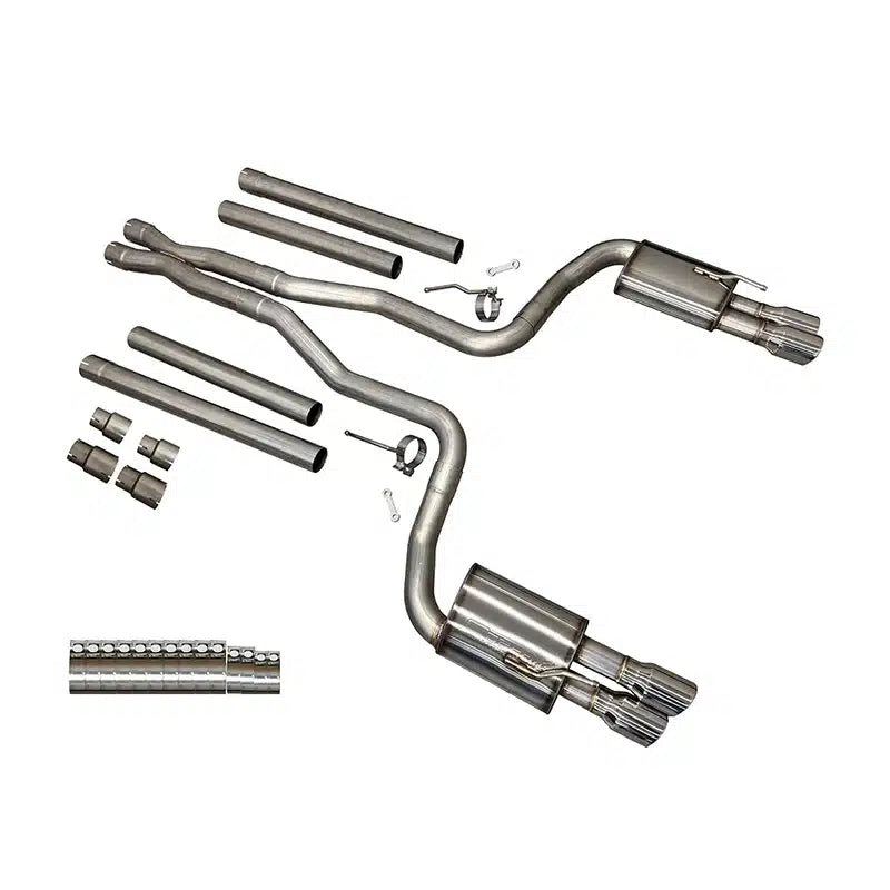 True Dual Cat-Back Exhaust 3-Inch 304 Stainless
