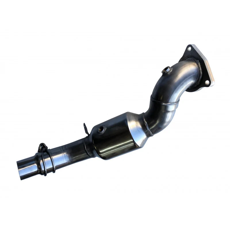 2.5-Inch Cat-Back Downpipe with 400-Cell Ceramic Converter