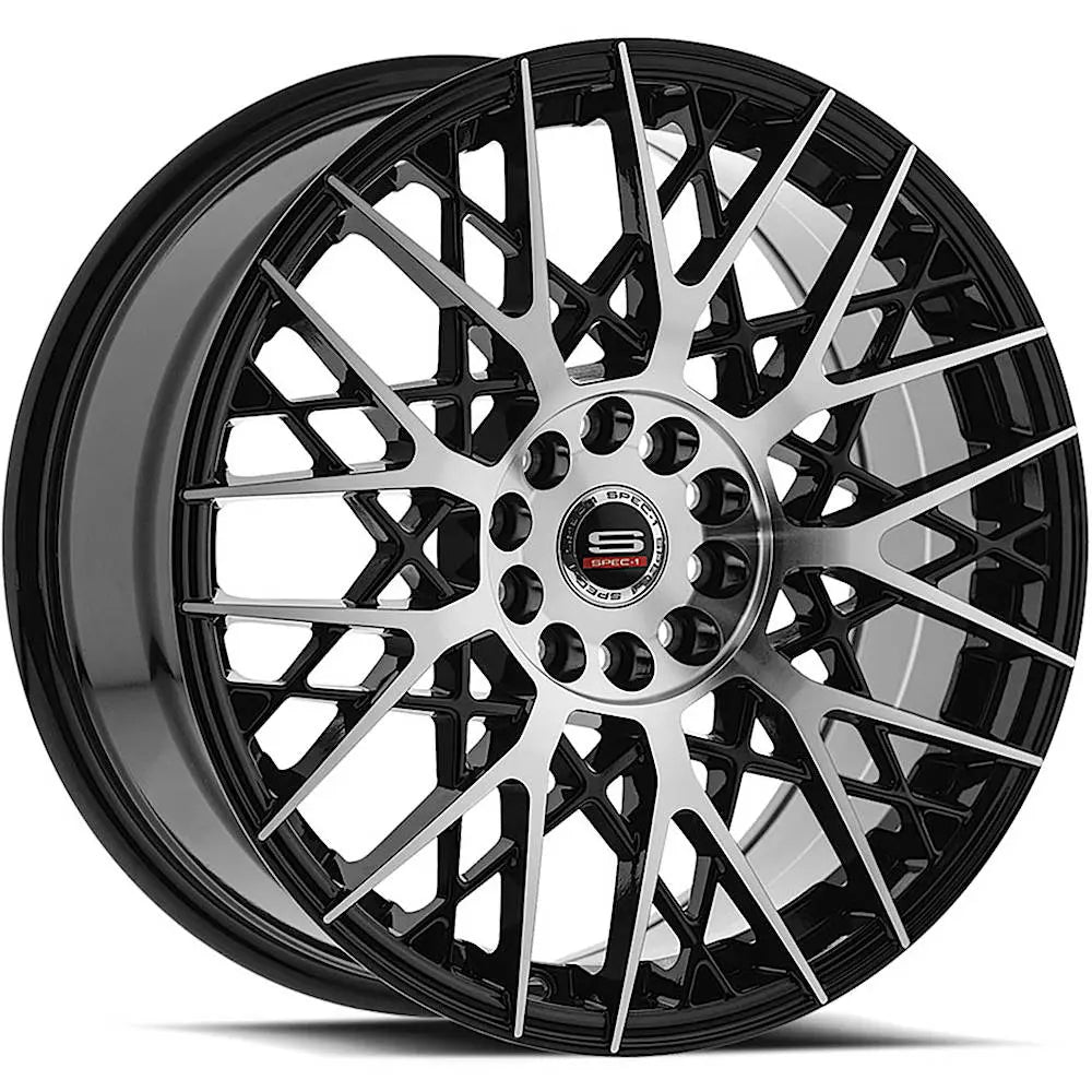 SP-53 20x8.5 +38mm 5x114.3/5x120 Gloss Black Machined Face Wheel