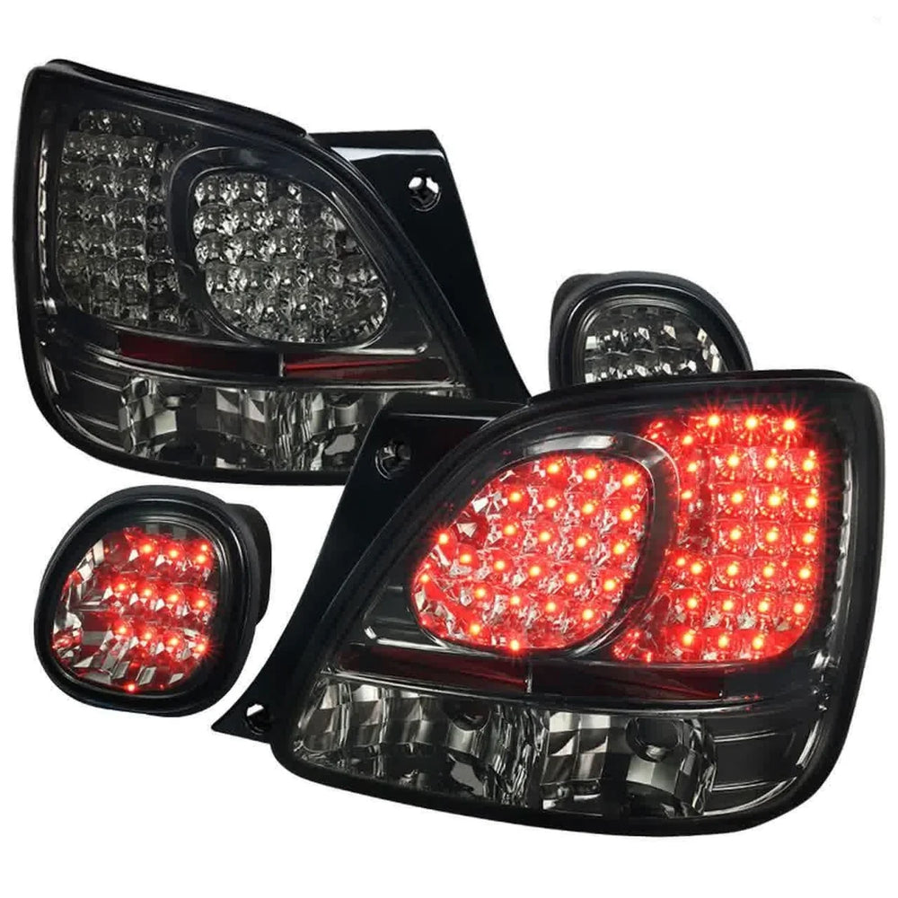 Chrome Red Smoke LED Tail Light Set