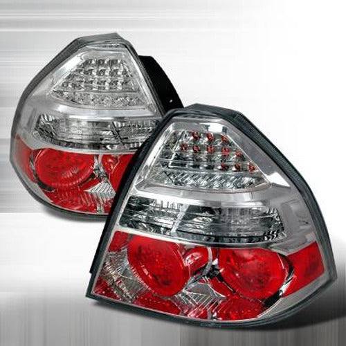 LED Taillights Chrome Housing