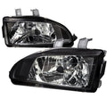 CRYSTAL HOUSING HEADLIGHTS BLACK