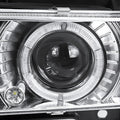 Dual Halo LED Projector Headlights