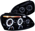 PROJECTOR HEADLIGHT GLOSS BLACK HOU