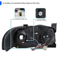 Dual Halo Projector Headlights, Matte Black