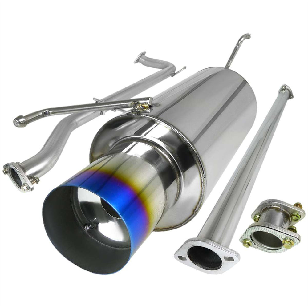 N1 Style 2.5-Inch Catback Exhaust with Burnt Tip