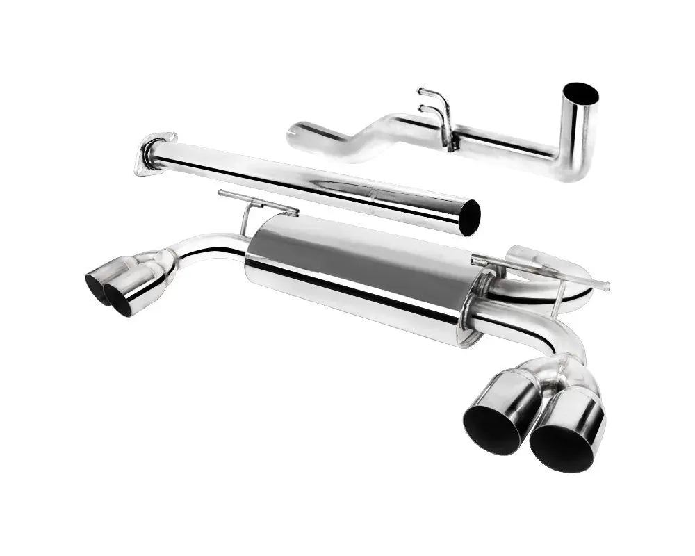 N1 Style Cat-Back Exhaust System Quad Tips