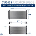 Radiator with Transmission Oil Cooler