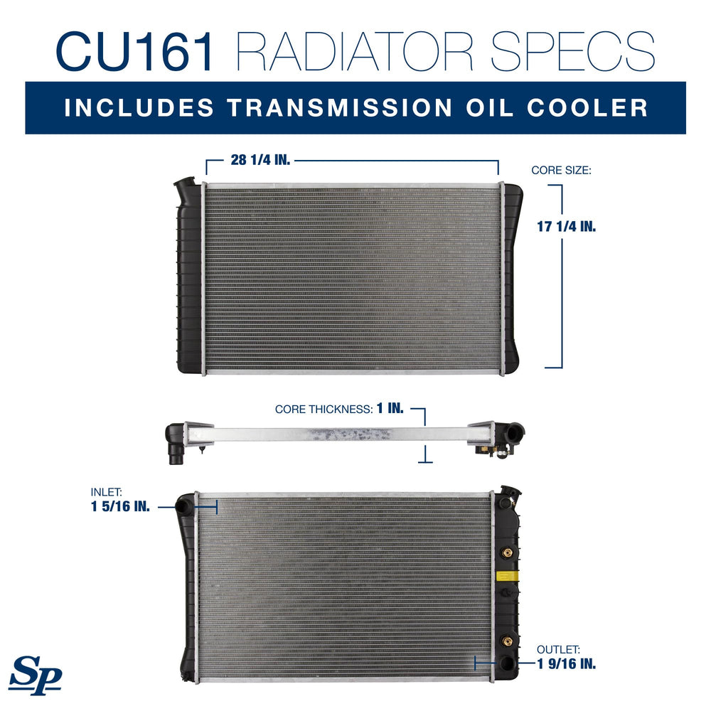 28.25-Inch Aluminum Core Radiator