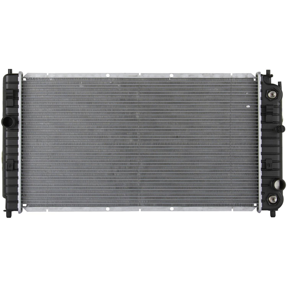 Cross-Flow Radiator with Internal Transmission Oil Cooler