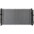 Cross-Flow Radiator with Internal Transmission Oil Cooler