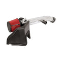Polished Aluminum Air Intake System with Red Filter
