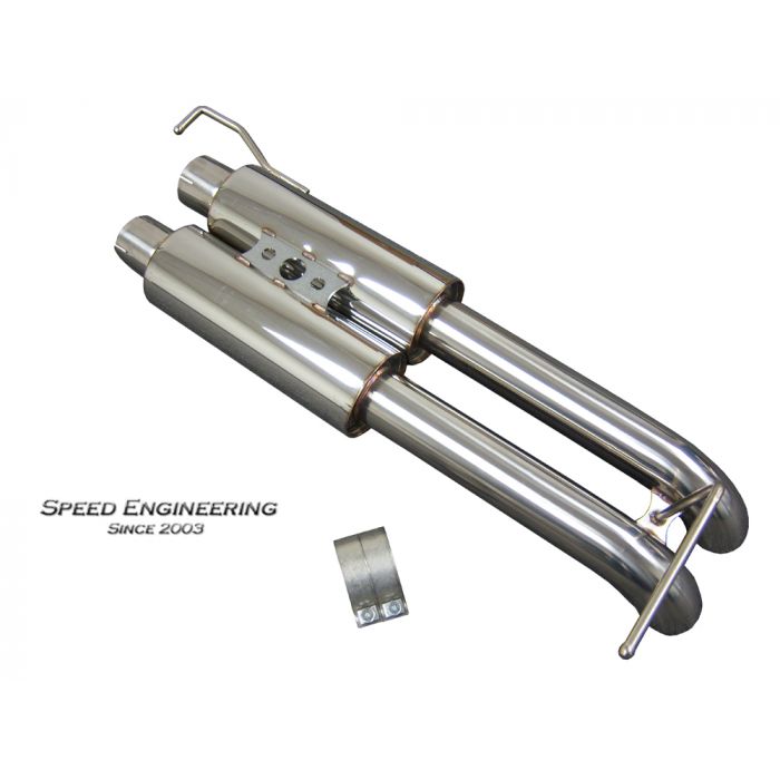 3" Mandrel-Bent Cat-Back Exhaust System w/ Bullet Mufflers