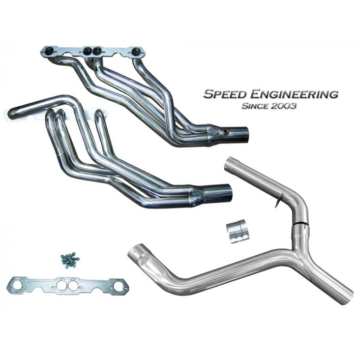 1 3/4" Long Tube Headers & Offroad Y-Pipe