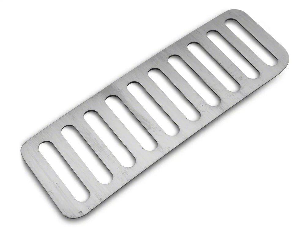 Brushed Stainless Steel Dead Pedal Cover