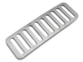 Brushed Stainless Steel Dead Pedal Cover