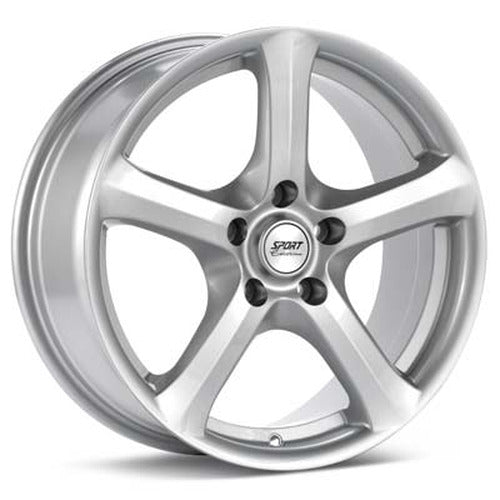 F7 17x7.5 40mm Offset 5x100 Silver Wheel